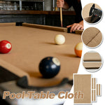 ARIX 7/8/9FT Billiard Table Cloth - High-Density Wool Blend for Smooth & Accurate Play, Anti-Pilling Durable Fabric - Stone Beige