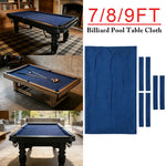 ARIX 7/8/9FT Billiard Table Cloth - High-Density Wool Blend for Smooth & Accurate Play, Anti-Pilling Durable Fabric - Steel Blue