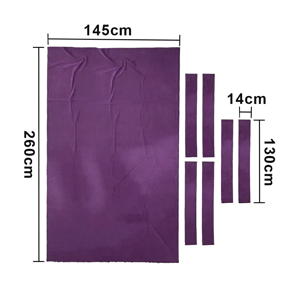 ARIX 7/8/9FT Billiard Table Cloth - High-Density Wool Blend for Smooth & Accurate Play, Anti-Pilling Durable Fabric - Violet Purple