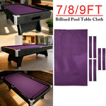 ARIX 7/8/9FT Billiard Table Cloth - High-Density Wool Blend for Smooth & Accurate Play, Anti-Pilling Durable Fabric - Violet Purple