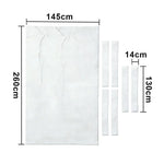 ARIX 7/8/9FT Billiard Table Cloth - High-Density Wool Blend for Smooth & Accurate Play, Anti-Pilling Durable Fabric - White