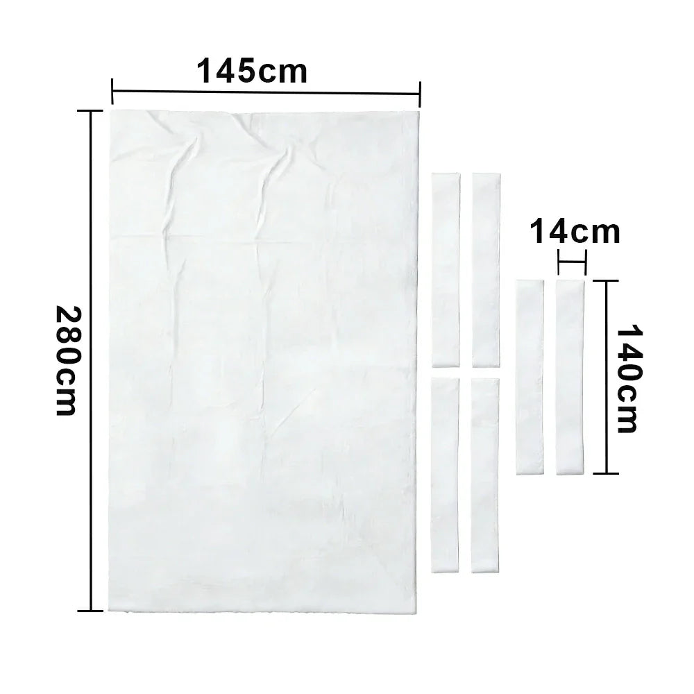 ARIX 7/8/9FT Billiard Table Cloth - High-Density Wool Blend for Smooth & Accurate Play, Anti-Pilling Durable Fabric - White