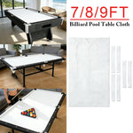ARIX 7/8/9FT Billiard Table Cloth - High-Density Wool Blend for Smooth & Accurate Play, Anti-Pilling Durable Fabric - White
