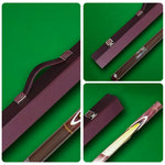 ARIX - Interior Padded & Latches Secure - Case Rigid 32-inch & Cue Composite 57-inch Case, Hard C44 with Cue 2-Piece Red