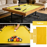 ARIX 7/8/9FT Billiard Table Cloth - High-Density Wool Blend for Smooth & Accurate Play, Anti-Pilling Durable Fabric - Yellow