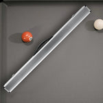 ARIX - Clasps Metal Secure Interior, Foam with Shell Hard Aluminium Extension, & Cue 2-Piece for 90cm Case Cue Silver