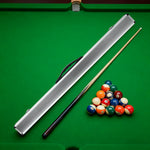 ARIX - Clasps Metal Secure Interior, Foam with Shell Hard Aluminium Extension, & Cue 2-Piece for 90cm Case Cue Silver