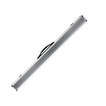 ARIX - Clasps Metal Secure Interior, Foam with Shell Hard Aluminium Extension, & Cue 2-Piece for 90cm Case Cue Silver