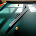 ARIX - Clasps Metal & Handle Reinforced Lining, Foam with Shell Hard Aluminium Dimpled Cue, 2-Piece for 86cm Case Cue Silver