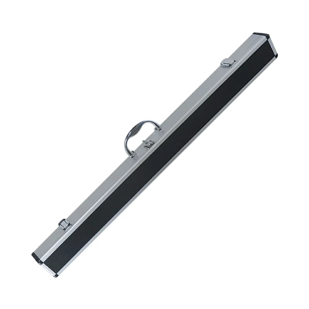 ARIX - Clasps Metal & Handle Reinforced Lining, Foam with Shell Hard Aluminium Dimpled Cue, 2-Piece for 86cm Case Cue Black