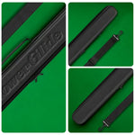 ARIX - Closure Zip Secure & Slots Accessory Interior, Foam-Padded with Shell EVA Hard Case, Cue 3/4 Black