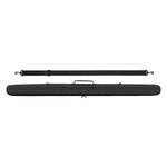 ARIX - Closure Zip Secure & Slots Accessory Interior, Foam-Padded with Shell EVA Hard Case, Cue 3/4 Black