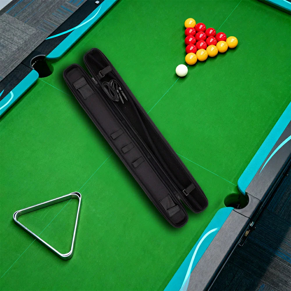 ARIX - Cases Cue 2-Piece - Zippers Full-Length & Padding Interior Soft with Design Protective Hard Set, Case Cue Dual Black