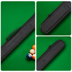 ARIX - Cases Cue 2-Piece - Zippers Full-Length & Padding Interior Soft with Design Protective Hard Set, Case Cue Dual Black