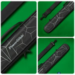 ARIX Cases Cue 2-Piece - Zippers Full-Length & Padding Interior Soft with Design Protective Hard Set, Case Cue Dual White & Black