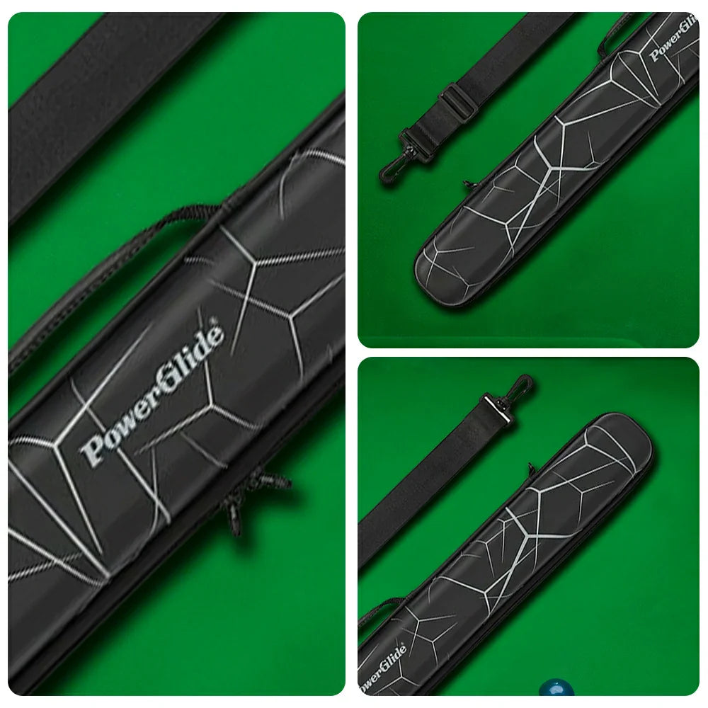 ARIX Cases Cue 2-Piece - Zippers Full-Length & Padding Interior Soft with Design Protective Hard Set, Case Cue Dual White & Black