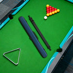 ARIX - Cases Cue 2-Piece - Zippers Full-Length & Padding Interior Soft with Design Protective Hard Set, Case Cue Dual Blue