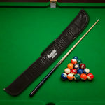 ARIX - Cases Cue 2-Piece - Zipper Full-Length & Padding Light with Leather Imitation Sleeves, Cue Soft Black 57-inch Black