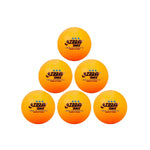 DOUBLE HAPPINESS 3-Star Table Balls Pack ABS Design, Tennis 40mm+ of - Durable Seamless 6