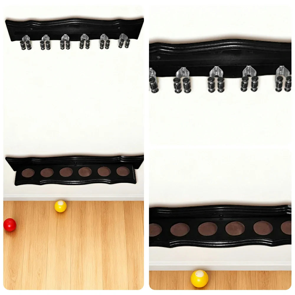 ARIX - Clips Cue Secure and Finish Smooth with Holder Wall-Mounted Woo ...