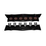 ARIX - Clips Cue Secure and Finish Smooth with Holder Wall-Mounted Wooden 6-Cue Rack, Wall Clip Deluxe Tone Wood Black