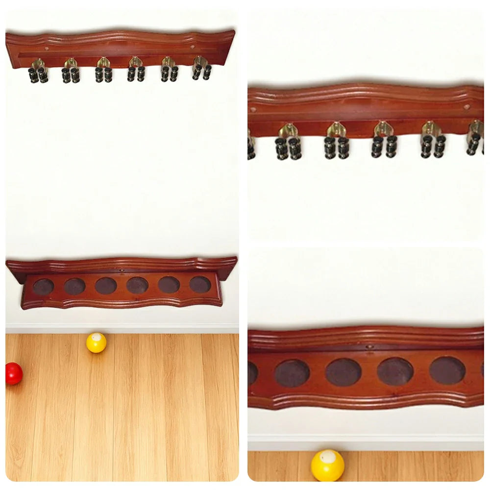 ARIX - Clips Cue Secure and Finish Smooth with Holder Wall-Mounted Woo ...