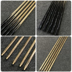 ARIX Billiard Sword-Grain Split, Precision 1/2 Ebony Tip, for 8.5mm Design Shaft Smooth Ash - and Stroke Butt, with Cue 145cm