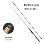 ARIX Billiard Rosewood Shaft Smooth Sword-Grain Ash and Stable - Cue Play Tip, for 1/2 Butt, Split, 9.2mm Shaft with 145cm