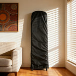 ARIX Heavy-Duty Ladder Cover - 420D Oxford Fabric Waterproof & Dustproof Protection Full-Length Outdoor Storage Cover for Foldable Ladders 124/154cm - Black
