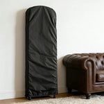 ARIX Heavy-Duty Ladder Cover - 420D Oxford Fabric Waterproof & Dustproof Protection Full-Length Outdoor Storage Cover for Foldable Ladders 124/154cm - Black