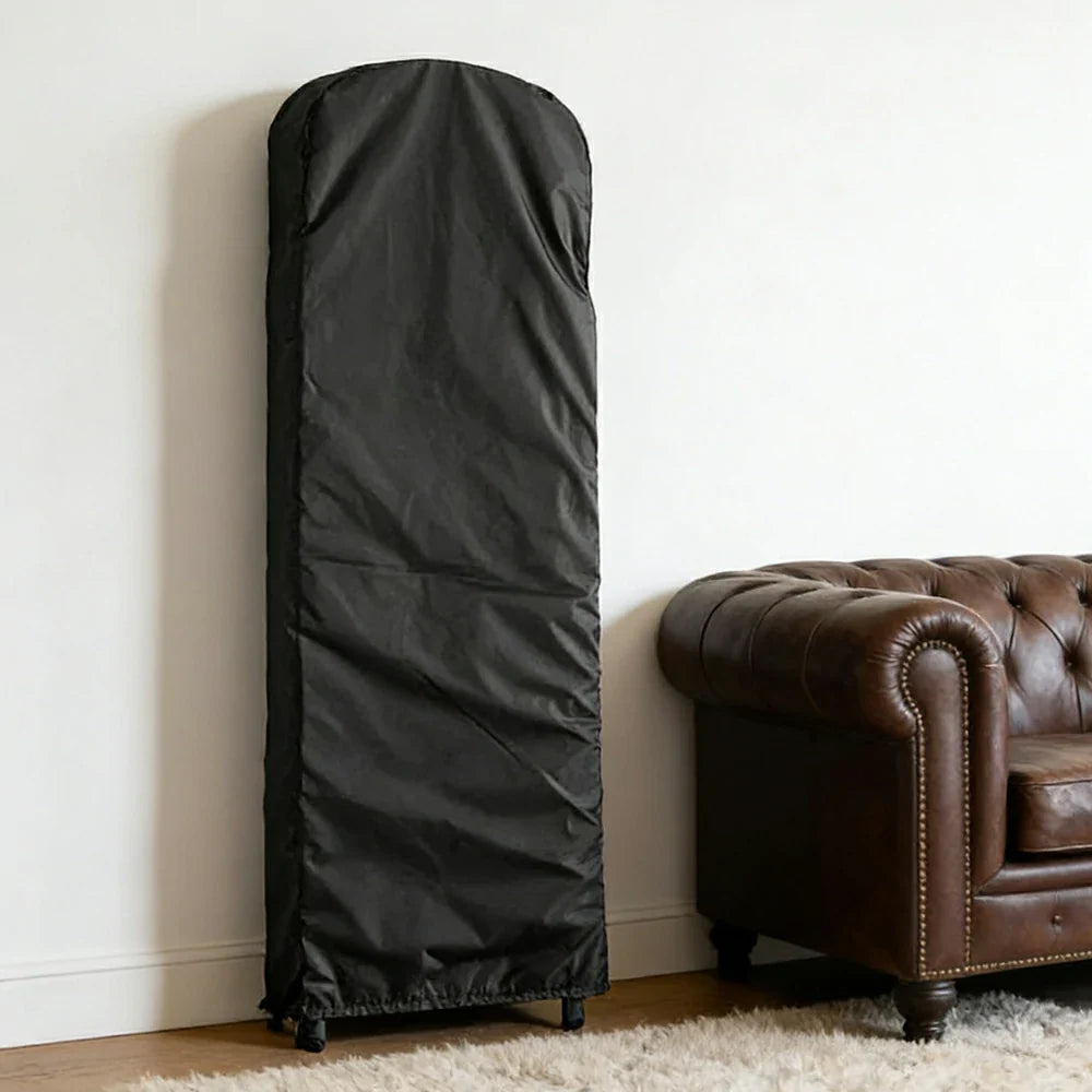 ARIX Heavy-Duty Ladder Cover - 420D Oxford Fabric Waterproof & Dustproof Protection Full-Length Outdoor Storage Cover for Foldable Ladders 124/154cm - Black
