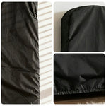 ARIX Heavy-Duty Ladder Cover - 420D Oxford Fabric Waterproof & Dustproof Protection Full-Length Outdoor Storage Cover for Foldable Ladders 124/154cm - Black