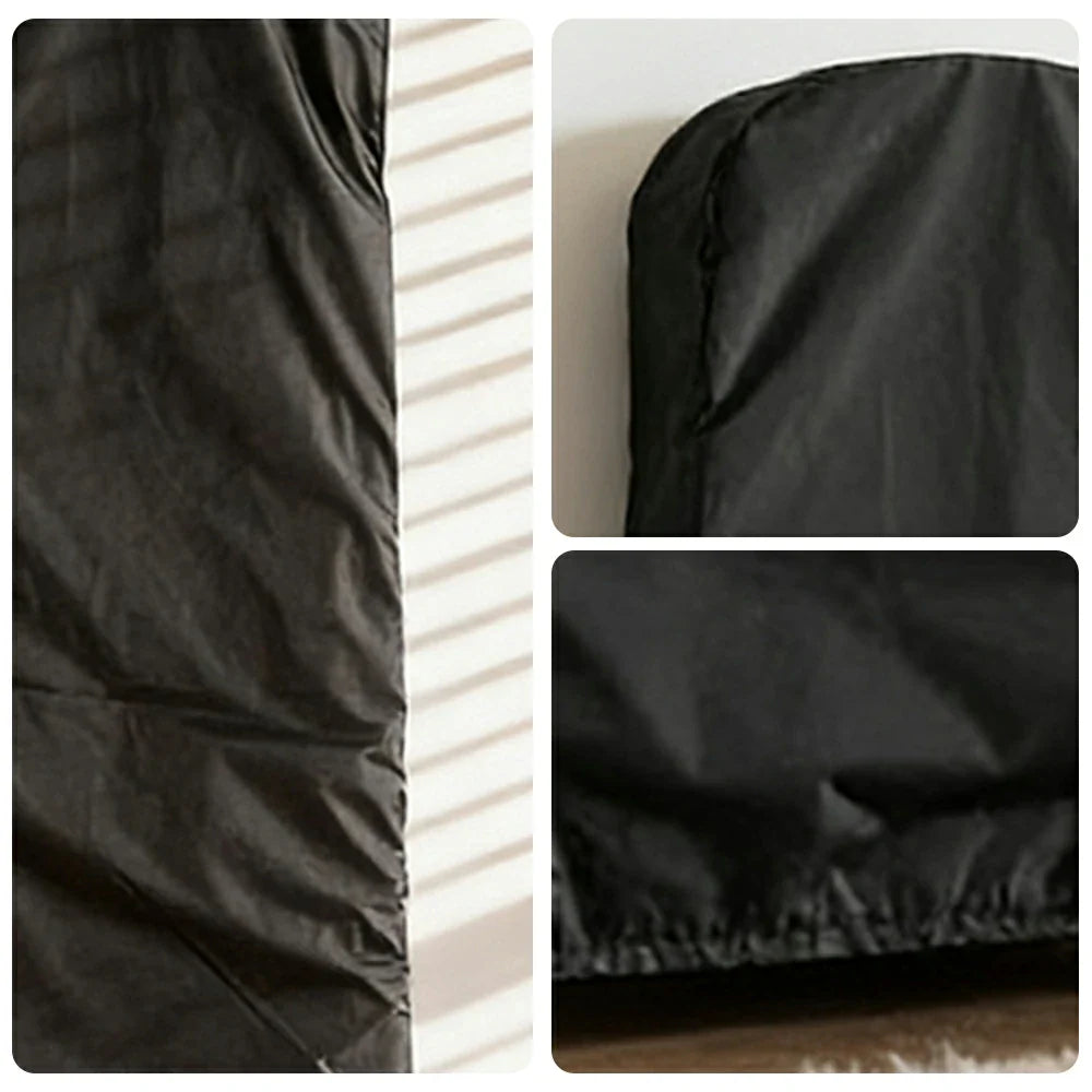 ARIX Heavy-Duty Ladder Cover - 420D Oxford Fabric Waterproof & Dustproof Protection Full-Length Outdoor Storage Cover for Foldable Ladders 124/154cm - Black