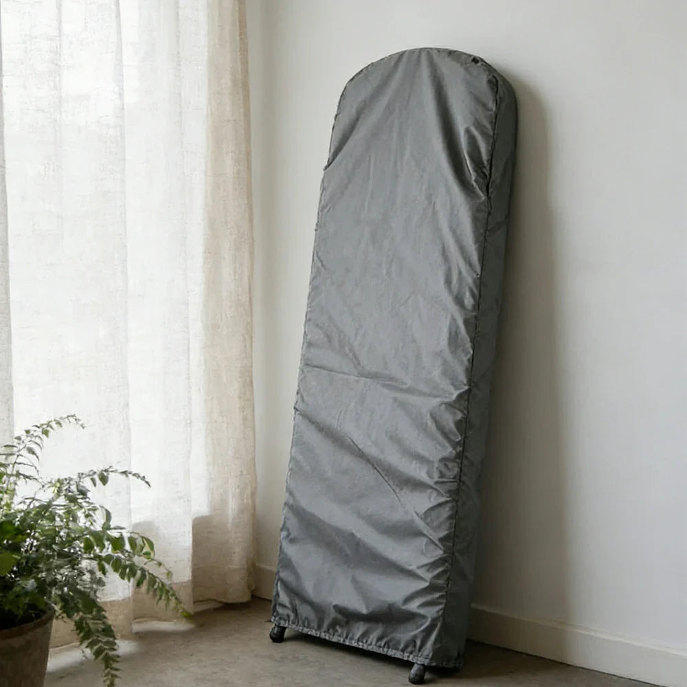 ARIX Heavy-Duty Ladder Cover - 420D Oxford Fabric Waterproof & Dustproof Protection Full-Length Outdoor Storage Cover for Foldable Ladders 124/154cm - Grey