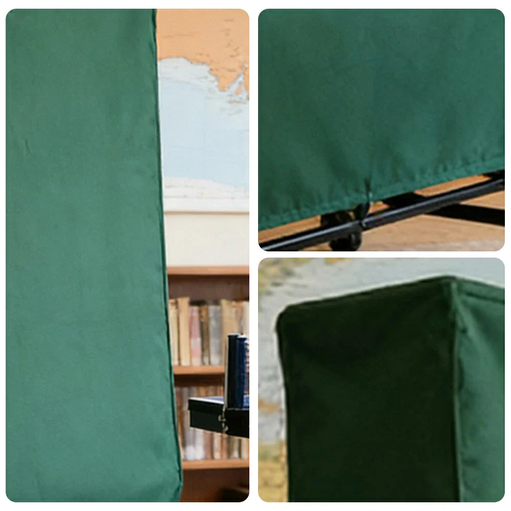 ARIX Foldable Ping Pong Table Cover - Heavy-Duty Waterproof & Dustproof Protection for Indoor & Outdoor Table Tennis Tables - Green