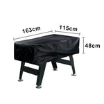 ARIX Foosball Table Cover - 210D Heavy-Duty Waterproof & Dustproof Protection Full Coverage Game Table Storage Cover for Indoor & Outdoor Use - Black