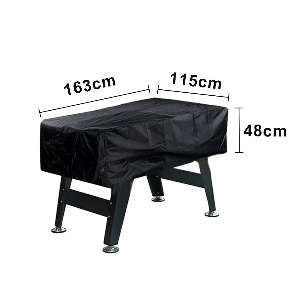 ARIX Foosball Table Cover - 210D Heavy-Duty Waterproof & Dustproof Protection Full Coverage Game Table Storage Cover for Indoor & Outdoor Use - Black