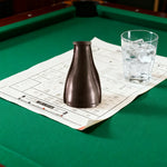 ARIX - Marbles Pool Kelly/Pea 16 for Shaker Black Premium Bottle, Shaker Pool Kelly Leather Black