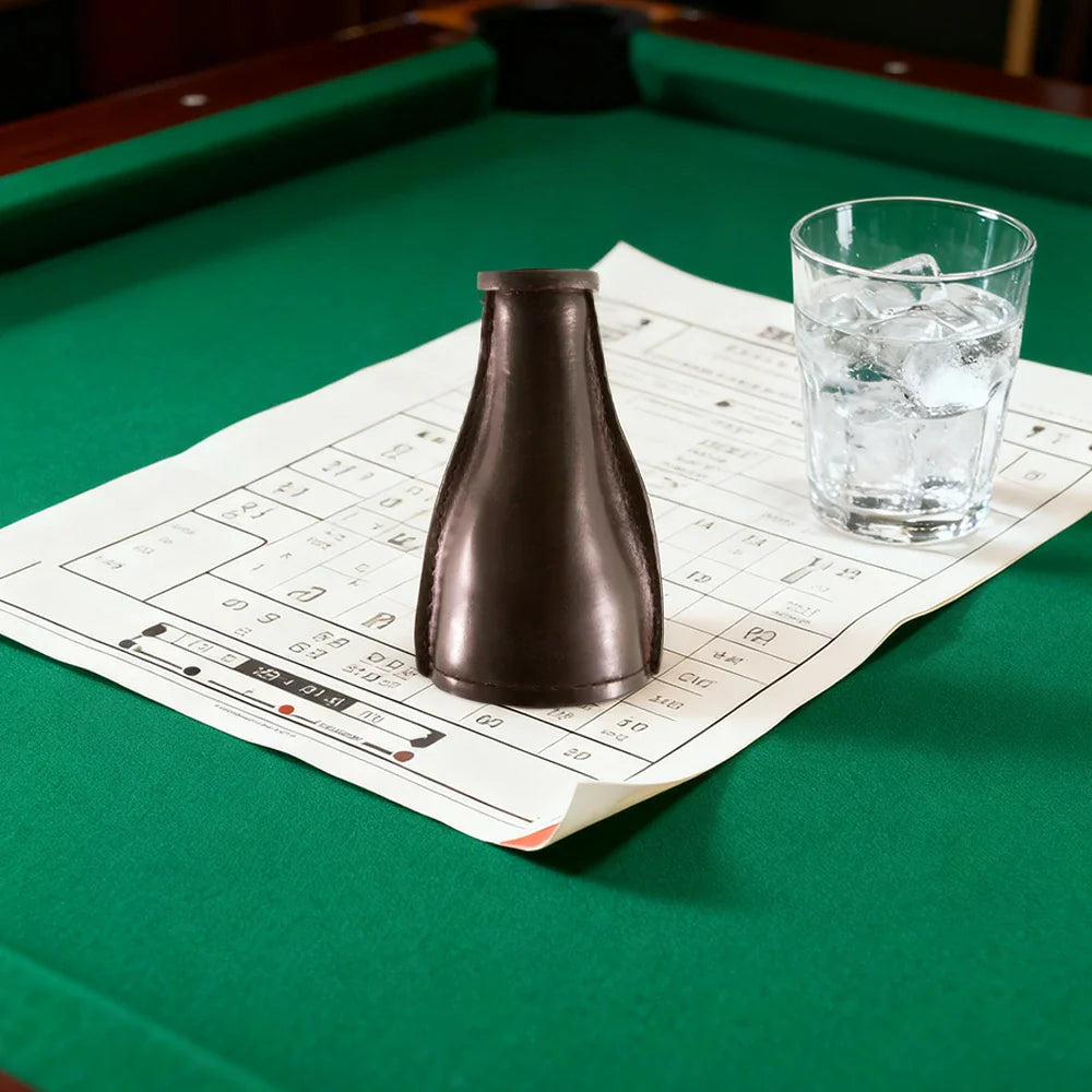ARIX - Marbles Pool Kelly/Pea 16 for Shaker Black Premium Bottle, Shaker Pool Kelly Leather Black
