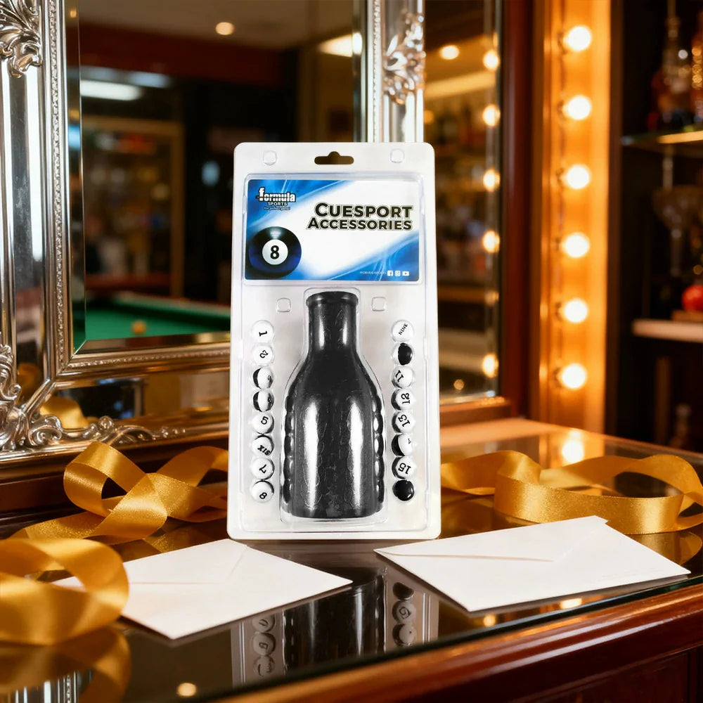 ARIX - Marbles Pool Kelly/Pea 16 for Shaker Black Premium Bottle, Shaker Pool Kelly Leather Black