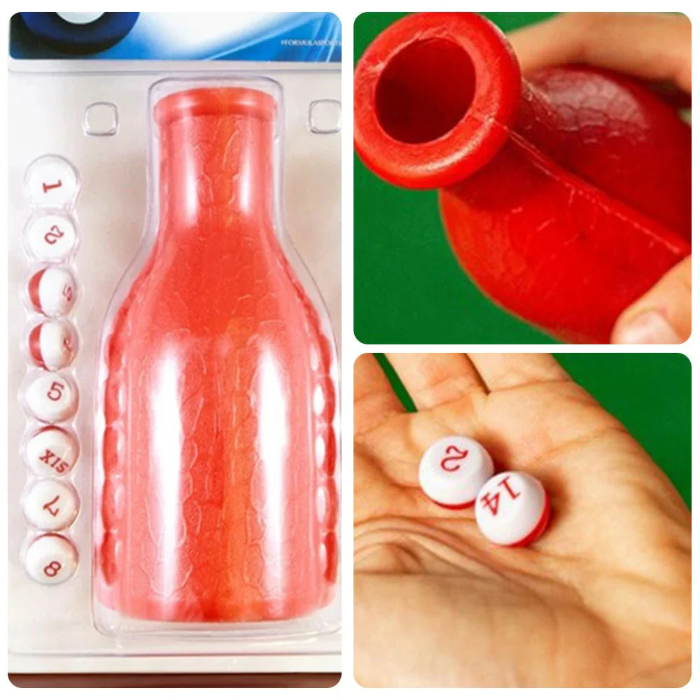 ARIX - Marbles Pool Kelly/Pea 16 for Shaker Black Premium Bottle, Shaker Pool Kelly Leather Red