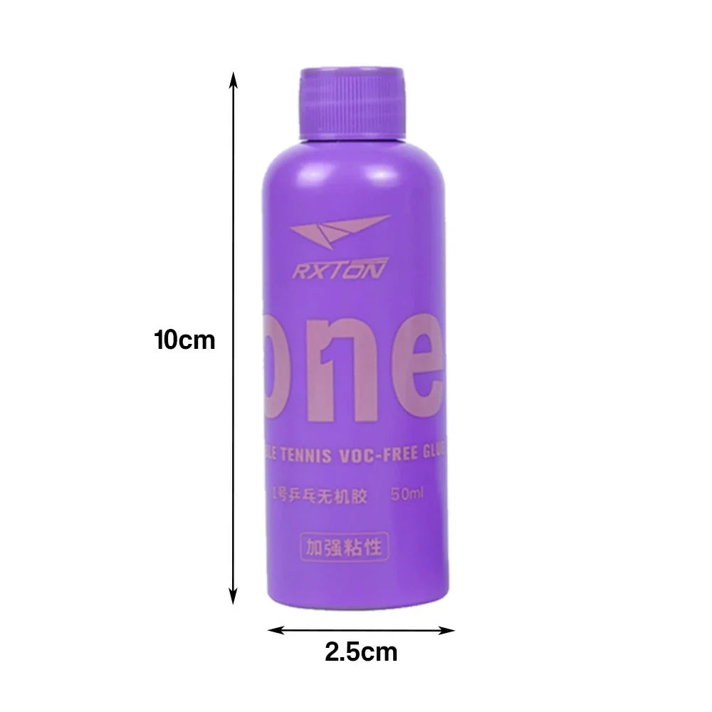 ARIX 50/100ml VOC-Free Table Tennis Glue -High-Strength Adhesion, Smooth Spread, Durable Elastic Film -Purple