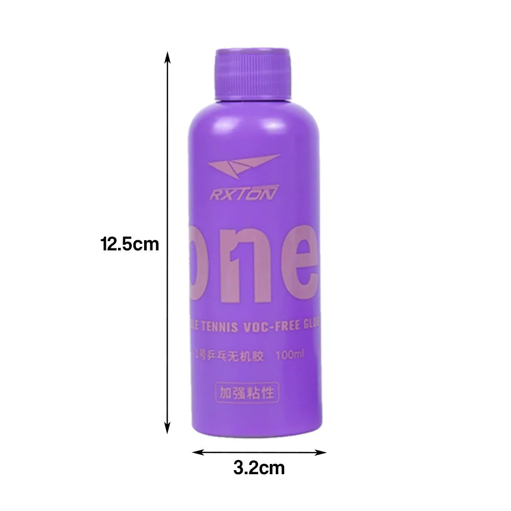 ARIX 50/100ml VOC-Free Table Tennis Glue -High-Strength Adhesion, Smooth Spread, Durable Elastic Film -Purple