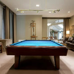 ARIX Brass Matching & Rail Complete - Finish Brass with Lighting Billiard Metal 3-Shade Rail, Light 55/72-inch Shades