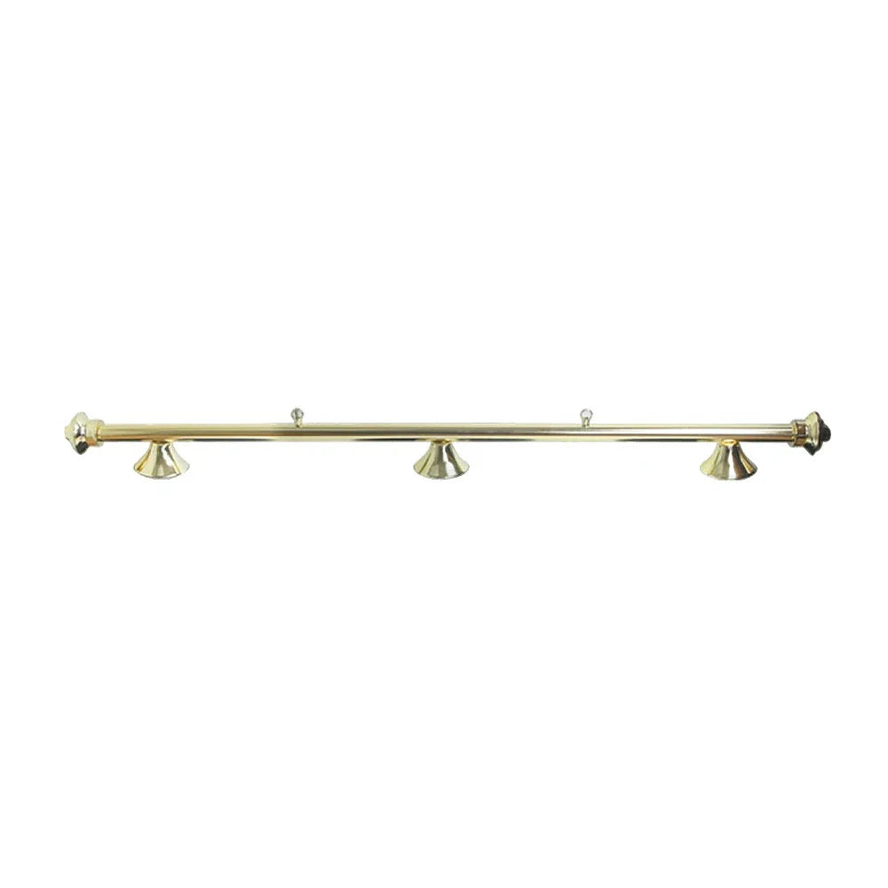 ARIX Brass Matching & Rail Complete - Finish Brass with Lighting Billiard Metal 3-Shade Rail, Light 55/72-inch Shades