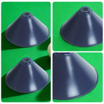 ARIX - Finish Smooth with Shade Replacement Metal Shade, Light Billiard Blue