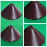 ARIX - Finish Smooth with Shade Replacement Metal Shade, Light Billiard Burgundy