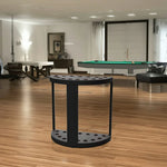 ARIX 15-Hole Acrylic Cue Rack Free-Standing Stable Design with Non-Slip Base Smooth Protective Edges Black