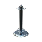 ARIX - Base Round Stable and Finish Chrome with Holder Freestanding 6-Cue Stand, Cue Metal Chrome