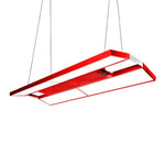 ARIX Pool Painted Remote Panels LED - Billiard Air Light, Lighting with Control, Body, 4-Panel Iron Purification, 380W Table Red